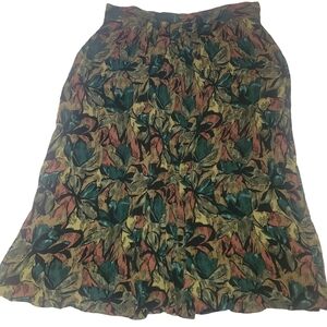 Vintage 90's Multi Colored Circle Skirt
